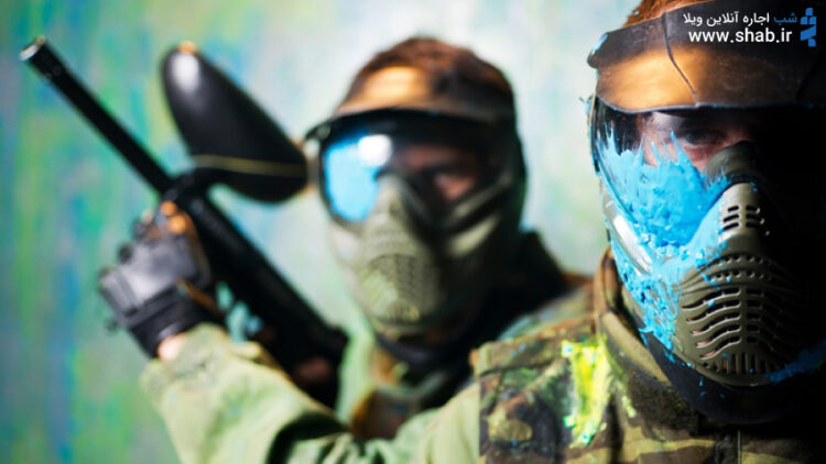 بازیکنان پینت بال