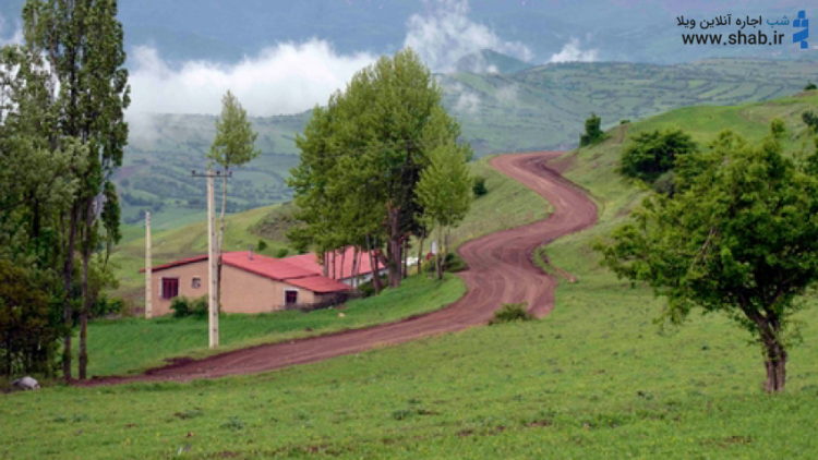 جاده خاکی در طبیعت زیبای گیلان