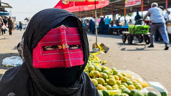 برقع پوشش زیبای زنان بندر عباس