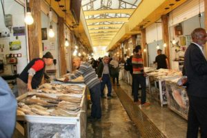 بازار ماهی فروشان شمال رامسر