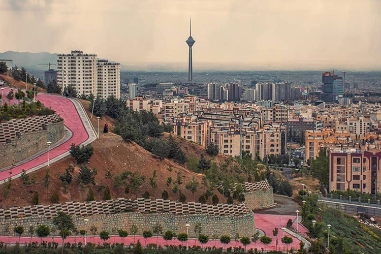 بام پارک پرواز یکی از قشنگ ترین بام‌های تهران