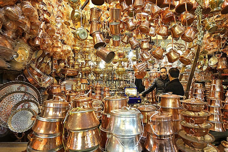 بخش‌های بازار تهران