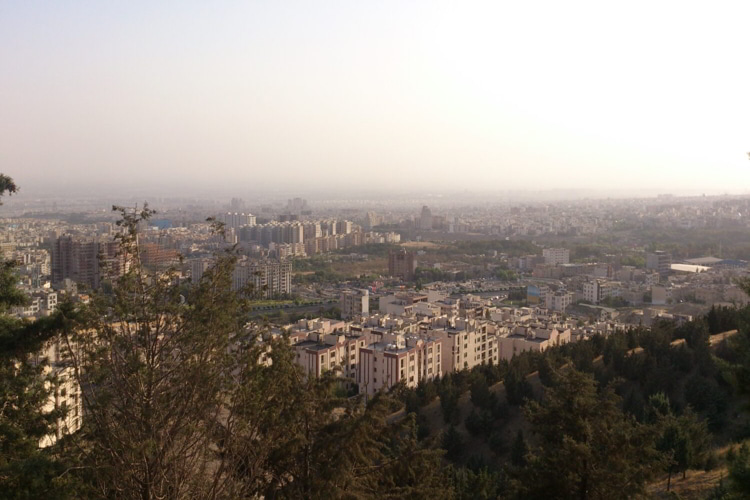 منظره پاارک پرواز در تهران